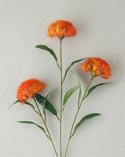 Flower Spray Изкуствено Цвете Един Стрък 68 cm Оранжев