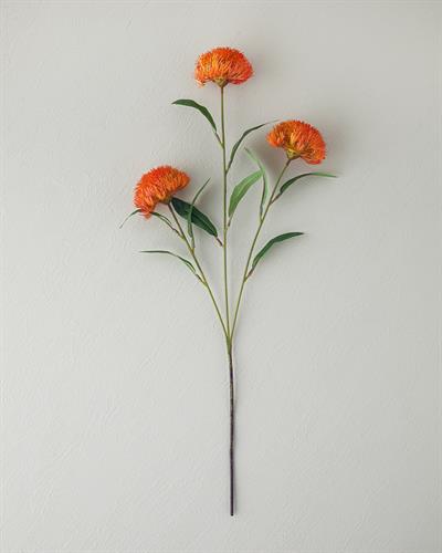 Flower Spray Изкуствено Цвете Един Стрък 68 cm Оранжев