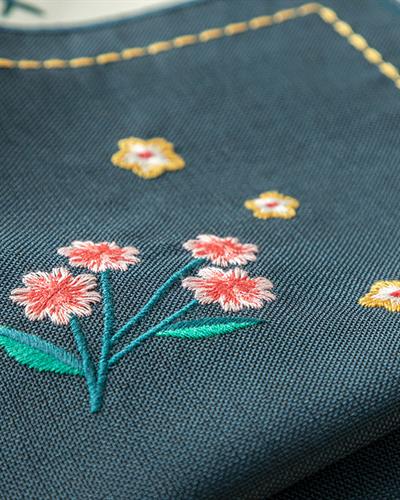 Flower Spree Салфетка За Гости 2Бр., Полиестер, Тъмно Синьо, 38 X 38 Cm