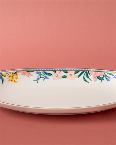 Flower Spree Плато Порцелан 30 см Бял