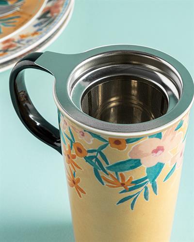 Flower Spree Термос С Цедка, Керамика, Горчица, 340 Ml