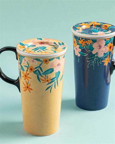 Flower Spree Термос С Цедка, Керамика, Горчица, 340 Ml