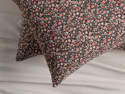 Floweret Калъфка За Възглавница 2 бр. Памучен 50x70 см Черен