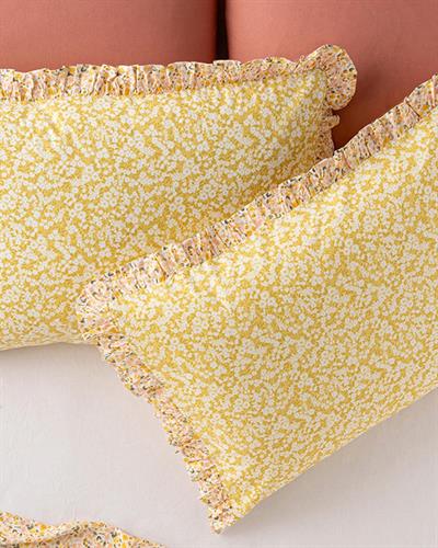 Floweret Калъфка За Възглавница 2 бр. Памучен 50x70 см Жълт