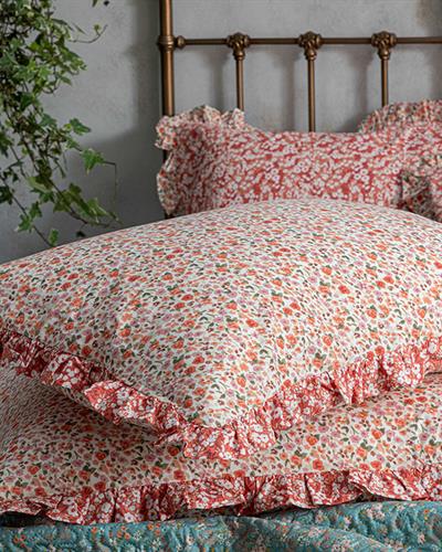 Floweret Калъфка За Възглавница 2 бр. Памучен 50x70 см Кехлибарен розов