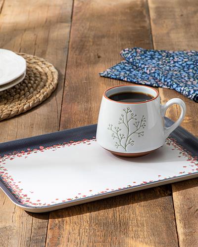 Floweret Табла Нехлъзгаща Се, Меламин, Тъмно Синьо, 20X28,5 Cm