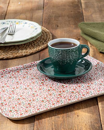 Floweret Табла Нехлъзгаща Се, Меламин, Червено, 27 X 36 Cm