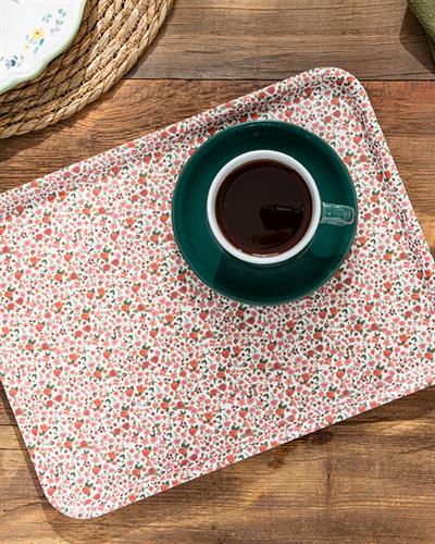 Floweret Табла Нехлъзгаща Се, Меламин, Червено, 27 X 36 Cm