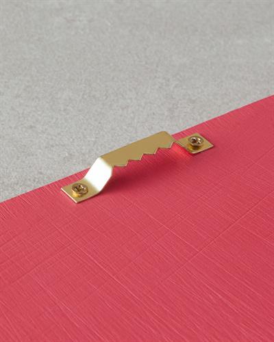 Flowers Polyresin Wall Accessory 17.5x20 cm Red