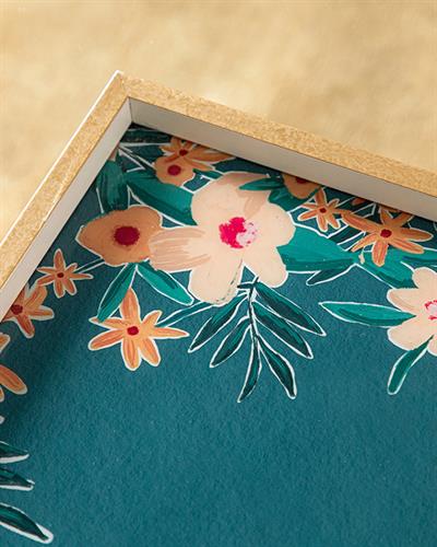 Flowertopia Декоративна Табла Зелено, 31 X 46 Cm