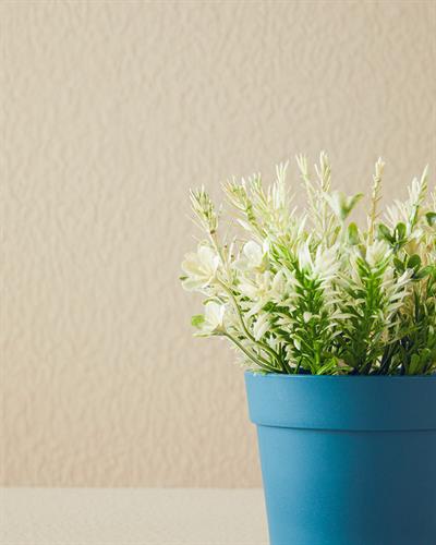 Flowery Изкуствено Цвете С Ваза 13x13x14 см Син