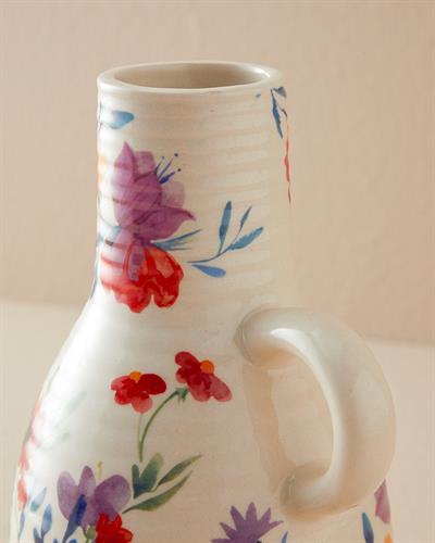 Flowery Ваза 29 см Бял