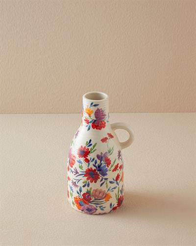 Flowery Ваза 29 см Бял