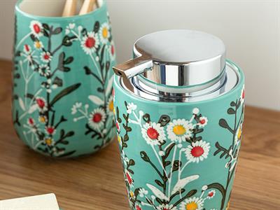 Flowery КОМПЛЕКТ ЗА БАНЯ 3 комплект 9x9x13+9x9x12+9x9x2,5cm Син