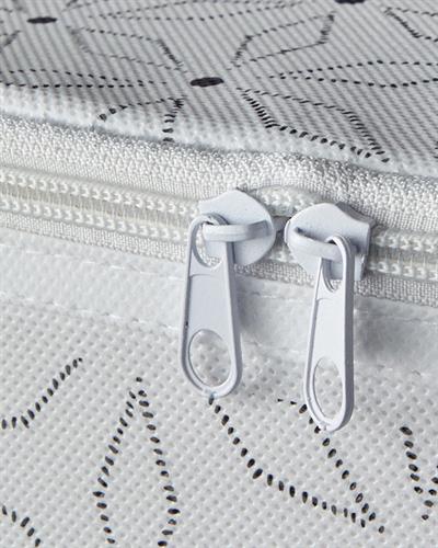 Flowery Калъф За Дрехи 30x22x18 cm Бял