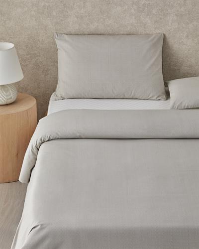 Спален Комплект Единичен Лесно за гладене 160x220 см Бежов