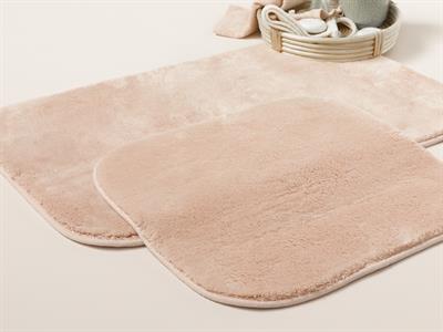 Fluffy ПОСТЕЛКА ЗА БАНЯ КО 2 комплект Полиестер 50x80 - 45x50 cm Powder Pink.