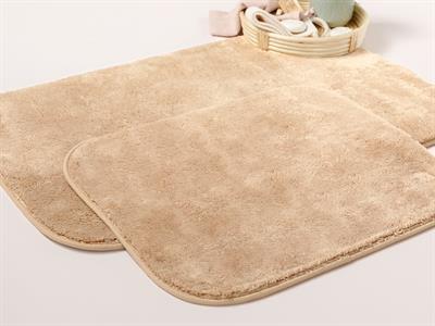 Fluffy ПОСТЕЛКА ЗА БАНЯ КО 2 комплект Полиестер 60x90cm+50x60cm Светло бежово