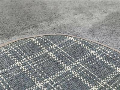 Fluffy ПОСТЕЛКА ЗА БАНЯ КО 2 комплект Полиестер 60x90cm+50x60cm Антрацит