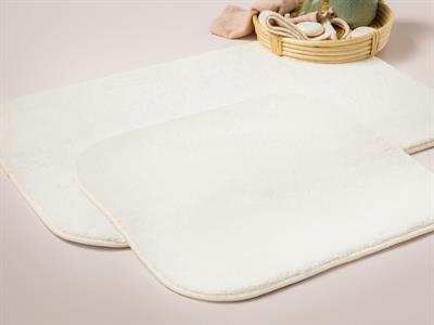 Fluffy ПОСТЕЛКА ЗА БАНЯ КО 2 комплект Полиестер 60x90cm+50x60cm Ecru