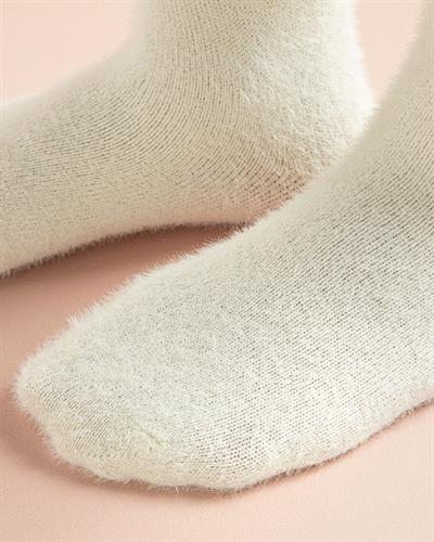 Fluffy Чорап С Дълга Дължина Дамски, Екру, 36-40