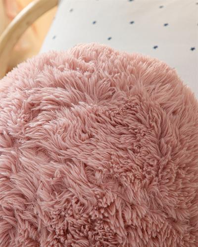 Fluffy Ball Декоративна Възглавница 40 см Розов