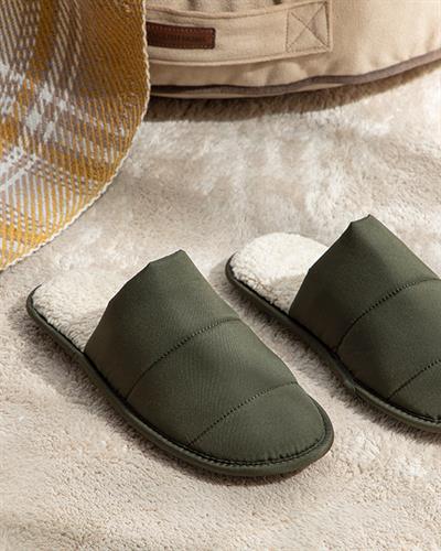 Fly Пантофи За Дома Дамски, Каки, 37