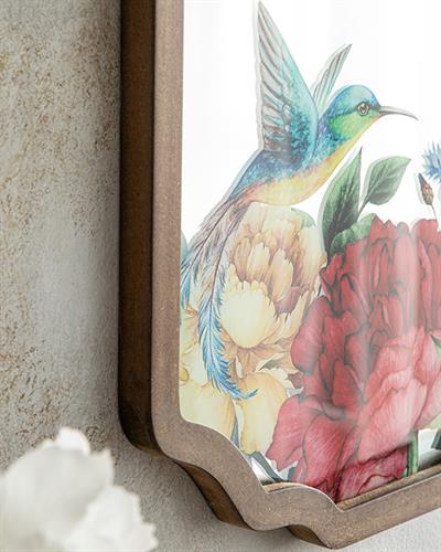 Flying Birds Mirror 35x50 cm Brown