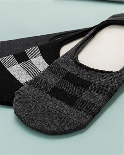 Folk Чорапи Бабет Мъжки 3 Бр., Памучен Полиестер, Антрацит-Черно, 40-44