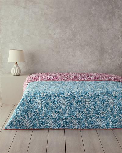 Folk Art Многофункционално Покривало Единичен 160x220 см Тъмнорозов