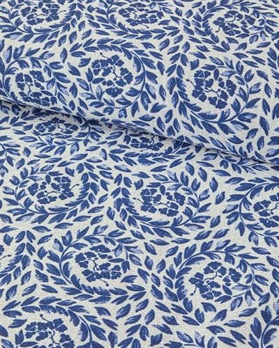 Folk Harmony Комплект Одеяло Пике Двоен С щампа 200x220 см Морскосин