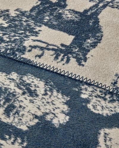 Forest toile Одеяло Единичен Памучен 150x200 см Морскосин
