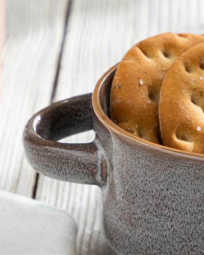 Freda Купа С Дръжка, Керамика, Сиво, 0