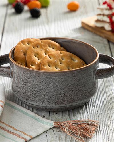 Freda Купа С Дръжка, Керамика, Сиво, 0