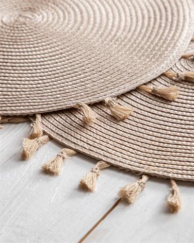 Freda Подложки За Хранене 2 бр. Полипропилен 35 см Бежов