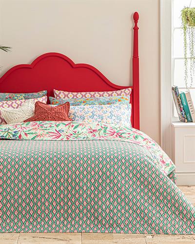 Fresh Liliums Универсална Покривка За Легло Единичен Размер, Зелено, 160 X 220 Cm