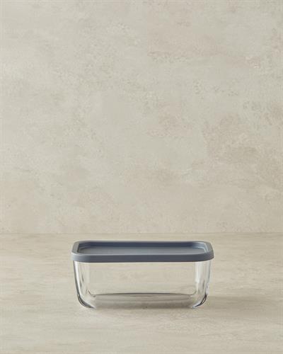 Fresh Safe Кутия За Съхранение Стъкло 1170 мл Сив