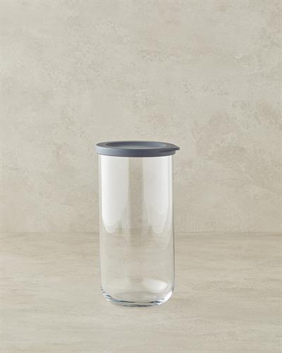 Буркан Стъкло 1400 мл Сив