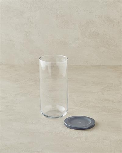 Буркан Стъкло 1400 мл Сив