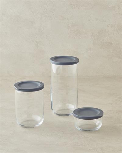 Fresh Safe Съд За Подправки Стъкло 380 мл Сив