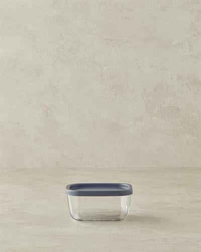 Fresh Safe Кутия За Съхранение Стъкло 405 мл Сив