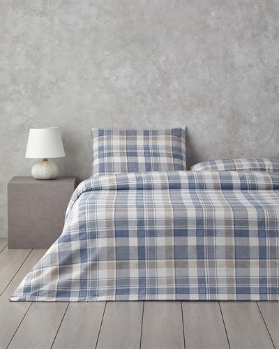 Спален Комплект Единичен Лесно за гладене 160x220 см Син