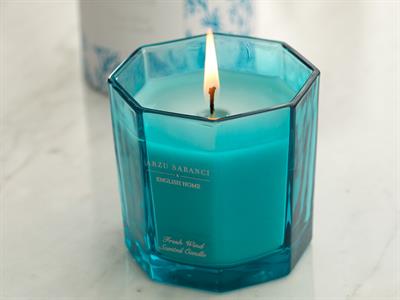 Fresh Wind Scented Candle 160 gr Turquoise