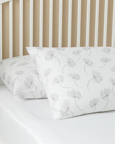 FRESHLY BLOOM Калъфка За Възглавница 2 бр. Памучен 50x70 см Сив