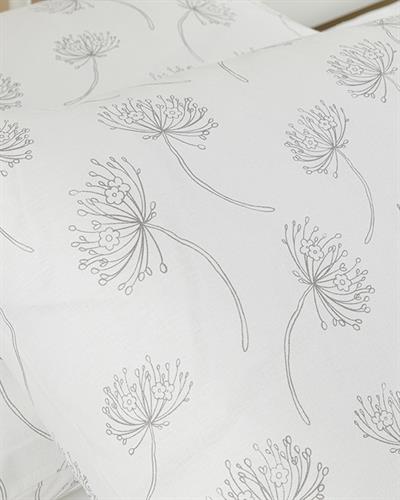 FRESHLY BLOOM Калъфка За Възглавница 2 бр. Памучен 50x70 см Сив