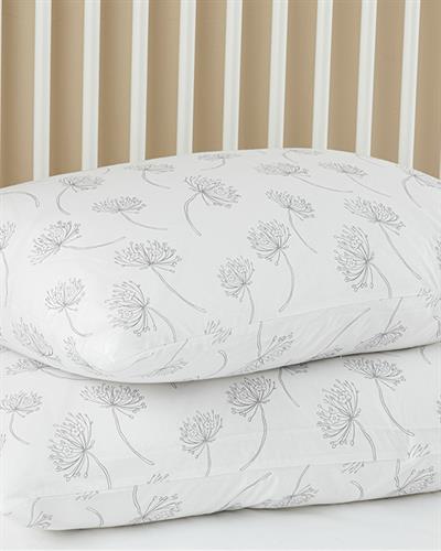 FRESHLY BLOOM Калъфка За Възглавница 2 бр. Памучен 50x70 см Сив