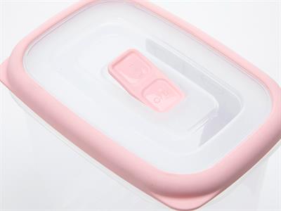 Frey КУТИЯ ЗА СЪХРАНЕНИЕ Правоъгълно голямо Пластмасов 1000 ml Pink