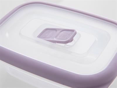 Frey КУТИЯ ЗА СЪХРАНЕНИЕ Правоъгълен малък Пластмасов 350 ml Purple.