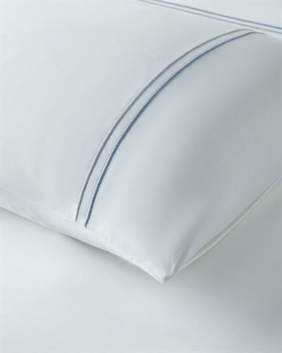 Freya Спален Комплект Двоен с бродерия Памук Сатен 200x220 см Бял