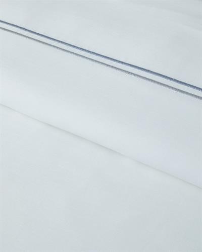 Freya Спален Комплект Двоен с бродерия Памук Сатен 200x220 см Бял